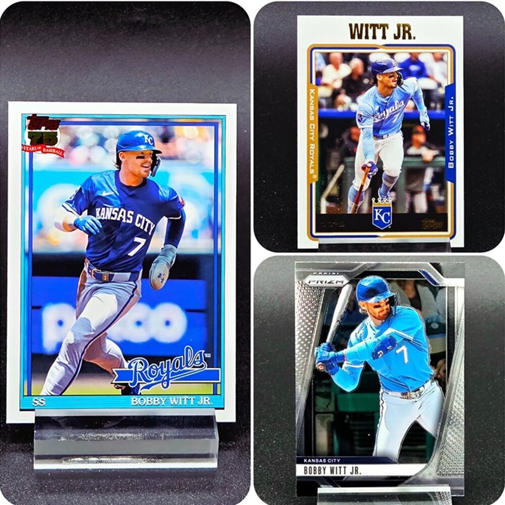 Bobby Witt Jr 75th Anniversary Topps Prizm Kansas City Royals Star